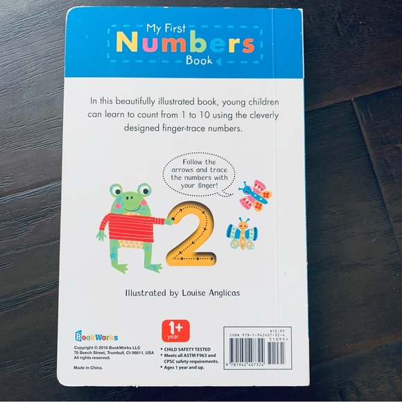 My First Numbers Book for Toddlers/Pre-School/PreK/Little Kids - Picture 3 of 3